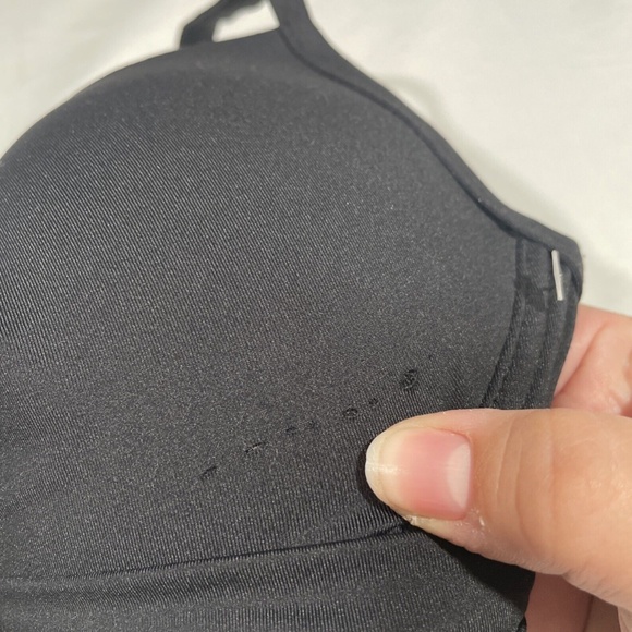NWD Sea Level [ 4 US ] Push‎ up Cross Front Underwire Bikini Top Black - Picture 8 of 12